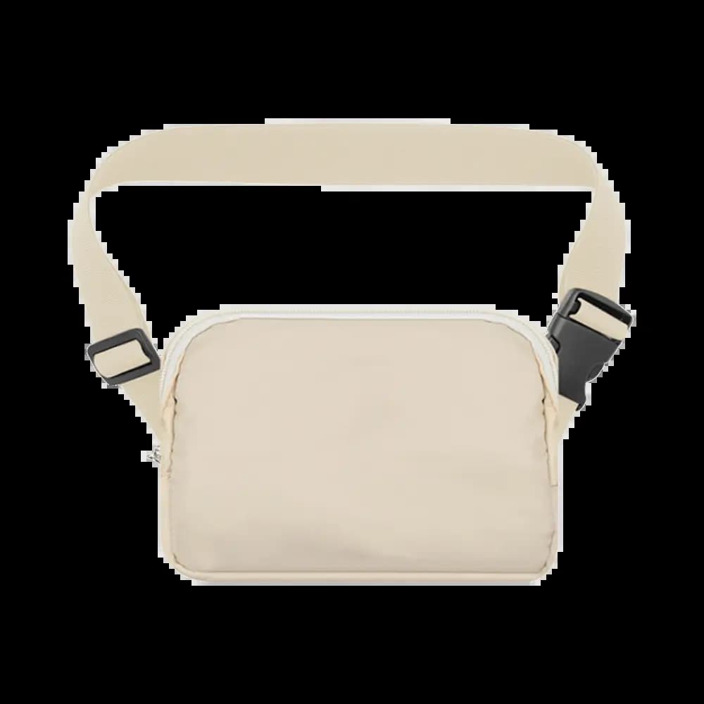 Sac Banane en Nylon Beige