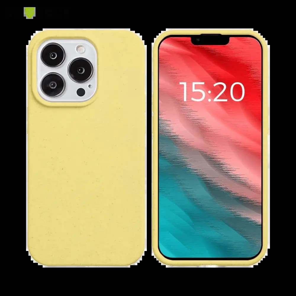 Coque bio iPhone 14 Pro Max - PROTECT Jaune