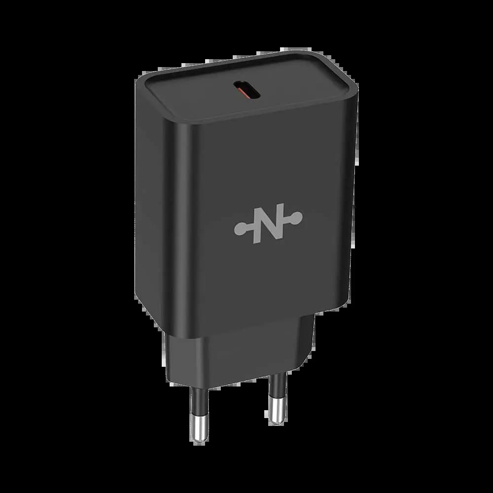 Chargeur secteur USB-C 25W CONNECT MC-CNC25W3 Noir