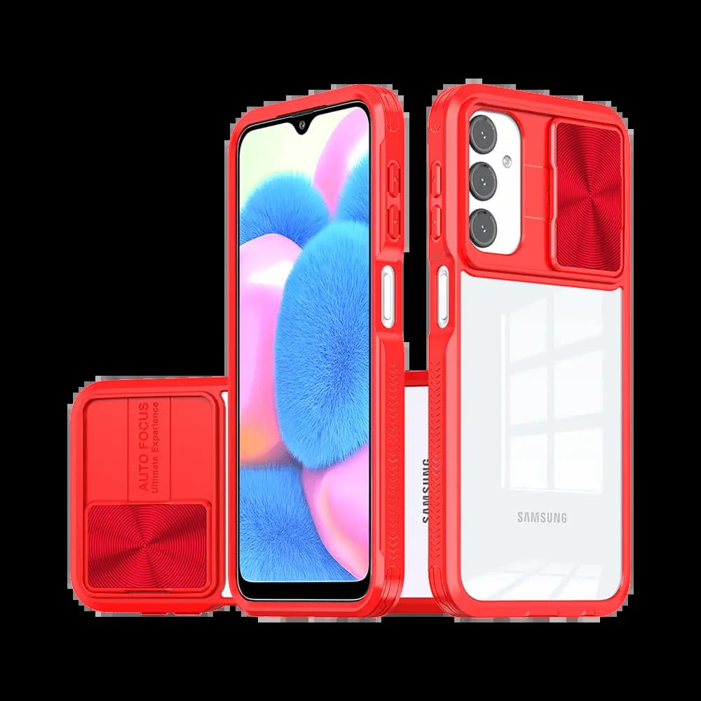 Coque avec cache caméra – Galaxy A16 5G A166/Galaxy A16 4G A165/Galaxy A17 5G – PROTECT IE027 Rouge