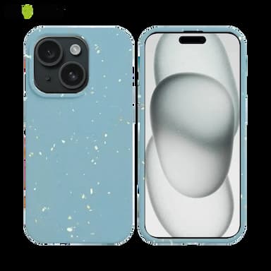 Coque bio iPhone 15 Plus - PROTECT Bleu