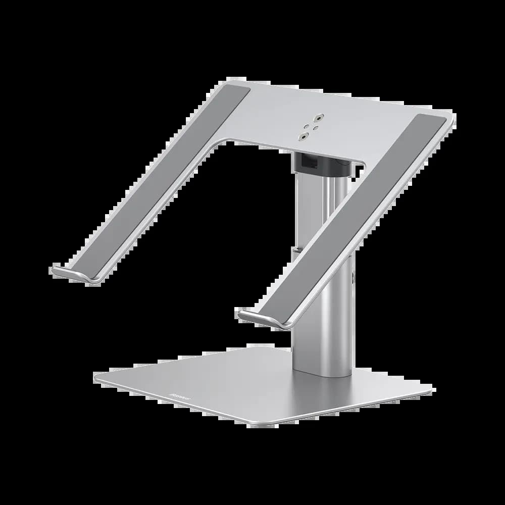 Support pour Ordinateur Portable & Tablette Baseus Antidérapant & Ajustable Argent