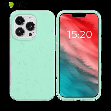 Coque bio iPhone 14 Pro - PROTECT Vert Menthe