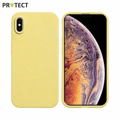 Coque bio iPhone XS Max - PROTECT Jaune