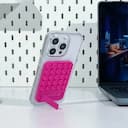 Support Ventouse Silicone avec Pied Intégré Rose - Variante 1