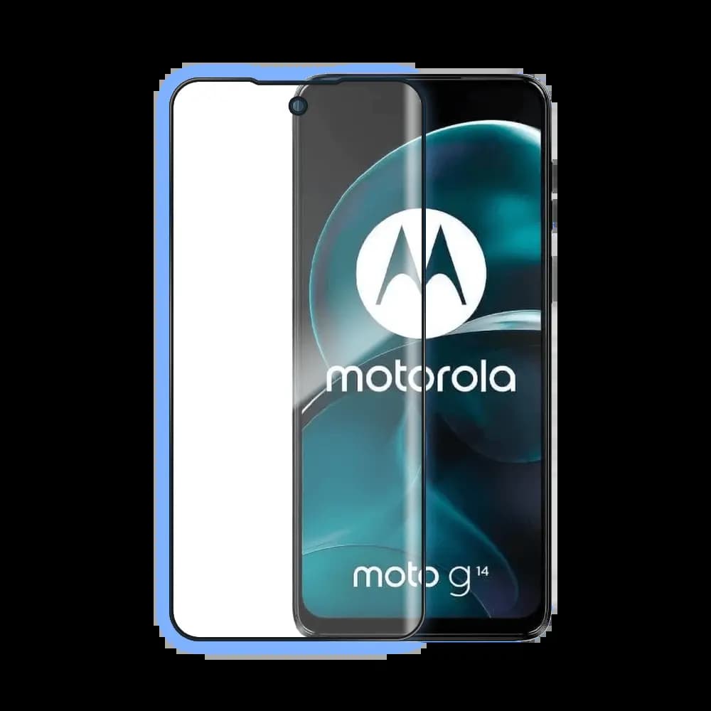 Verre trempé intégral 5D 9H – protection écran Motorola Moto G14 – PROTECT Noir